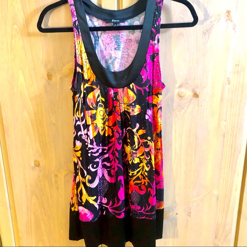 Express Sequin Mini Summer Dress - Small